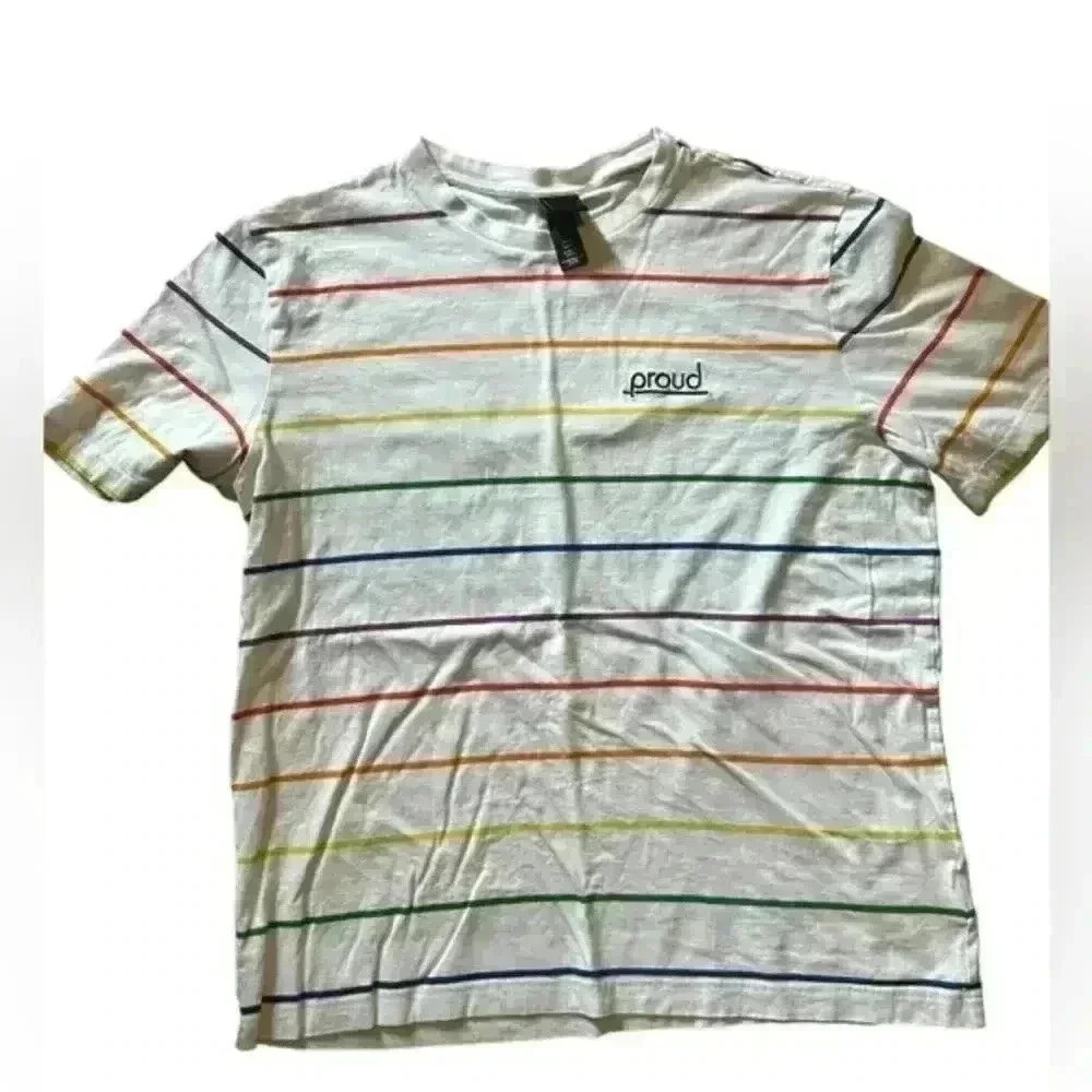 H&M Pride Rainbow T-Shirt, M🌈‎